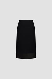 Bonded Crepe Pencil Skirt