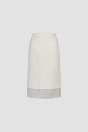 Bonded Crepe Pencil Skirt