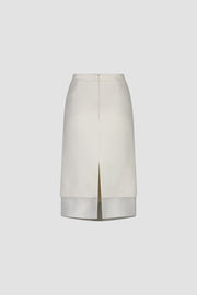 Bonded Crepe Pencil Skirt