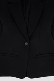 Bonded Crepe Hourglass Blazer