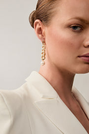 Rhodes Earrings Gold