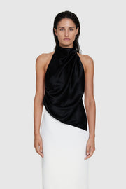Draped Halter Top