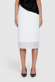 Bonded Crepe Pencil Skirt
