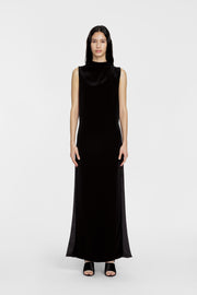 High Neck Maxi Dress
