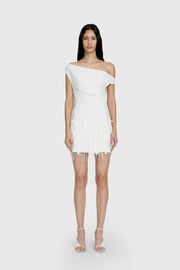 Scatter Tassel Beaded Mini Dress