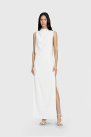 High Neck Maxi Dress