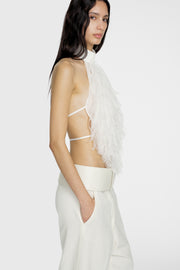 Silk Organza Halter Top